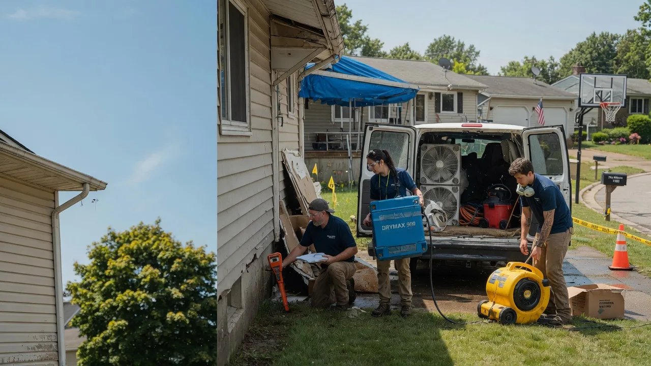 Ceiling Leak Cleanup in Beloit, WI near me