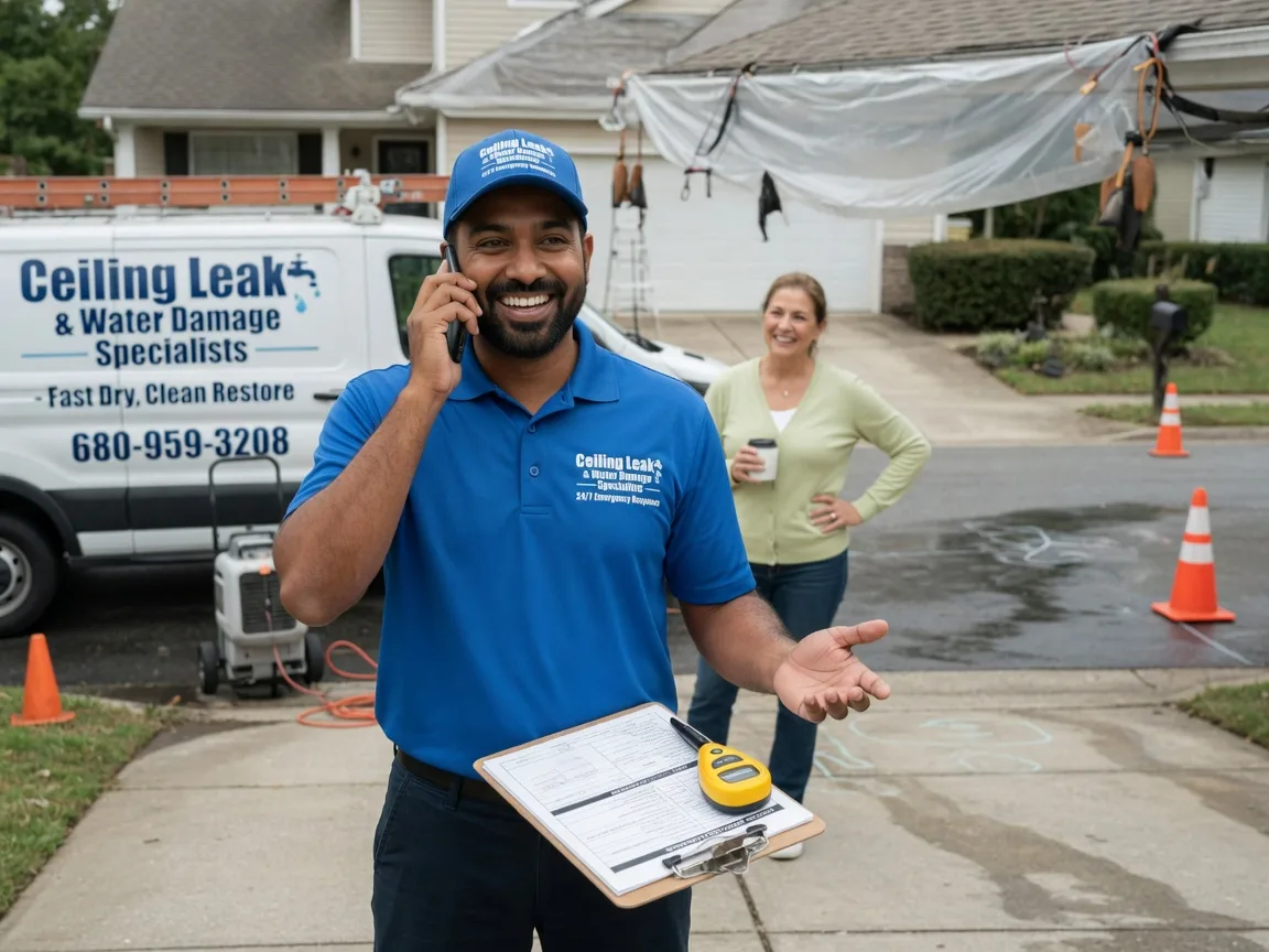 Ceiling Leak Cleanup Beloit, WI FAQs